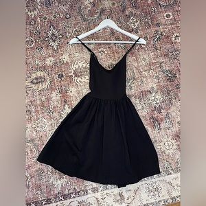 Little black dress. Corset back!